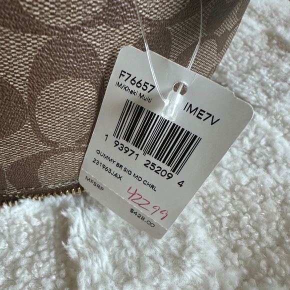 NWT! RARE! Coach Vandal Gummy Bear Charlie Backpack In Signature Canvas F76657 - Picture 12 of 12